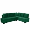 Melo 3 Seater Fold Out Sofa cum Bed in Green Colour