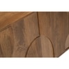 Amber Solid Mango Wood Sideboard with 3 Door in Natual Finish