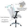 Teaauras High Back Executive Chair in White Colour