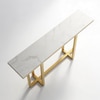 Elegant Metal Console Table in Gold Colour