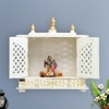 D'Dass Sheesham and Mdf Wooden Home Temple For Pooja Mandir For Home