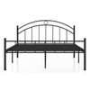 Arnold Metal Queen Size Bed In Black Finish