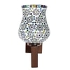 Devansh Solid Wood Electric Wall Light in Multi Colour with Multi Shade Count of 1 Light