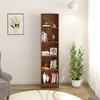 Alex Engineered Wood Bookshelf Cabinet Book Rack Organizer with 5 Shelves