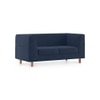 Rubik Premium 2 Seater Fabric Sofa in Lapis Blue Colour