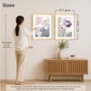 Magnolia Flower Set of 2 Framed Posters Bohemian Wall Art 45x60 cm