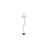 Isla Multicolour Fabric Floor Lamp with Black Iron Base