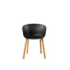 Kepler Brooks Modena Cafeteria Dining Chair in Black Colour