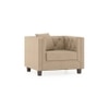 Windsor Luxe 1 Seater Fabric Sofa in Sandshell Beige Colour