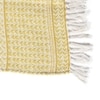 Yellow Chevron Cotton Throw