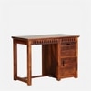 Zvya Solid Wood Study Table in Honey Finish