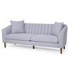 Mid Century Fabric Sofa (Grey)