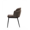 Fawn Fabric Dining Chair in Grey Colour