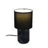 Desk Lamp Black Carved Base with Modern Shade