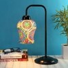 Clem MultiColour Glass Shade Table lamp
