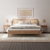 Meadow Non Storage Cane King Size Bed in Natural Finish