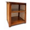Kasvya Cane and Solid Wood Bedside Table