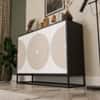 Nextstep Console Table Maple And White