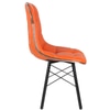 Beautiful Leatherette Dining Chair in Orange Colour