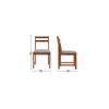 astarte solid wood  dining chair in  Provincial Teak