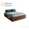 Morvix Wood Queen Bed Without Storage Columbian Walnut Brown