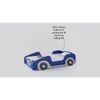 Street Car Engineered Wood Bed in Blue Colour