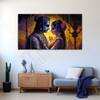 The Castle Decor Radha Krishna Wall Art Multiple Frame Design 3 27x48 Inch