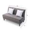 Seltos Fabric Sofa - Grey
