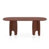 Brava Solid Wood 6 Seater Dining Table in Honey Finish