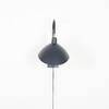 NOIR Modern Black Metal Adjustable Wall Light with E14 Holder