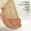 Rattan Egg Single Seater 6 Star Swing Chair Red