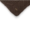 Rosa Dark Brown Melange Decorative Cushion Cover 12 x 20 Inches