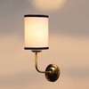 Devansh Metal Electric Wall Light in Gold Colour with Multi Shade Count of 1 Light