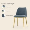 Olivia Accent Chair in Finish Antique Brass and Davos Plus Colour
