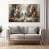 The Castle Decor Dance Abstract Wall Art Set of 5 Digital Painting 27x48 Inch