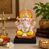 Devotional Radiant Glory Ganesha Statue in Multicolor Colour