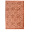 Multicolor Geometric Machine Made Polyester 5 X 7 Feet Carpet