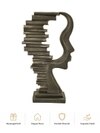 Modern Abstract Face Sculpture Showpiece for Living Room and Home Decor