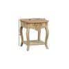 Amer Solid Wood Side Table, White finish