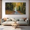 The Castle Decor Forest Trees Spring Landscape Wall Art Set of 5 27x48 Inch