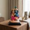 Devotional Eternal Radha Krishna Statue in Multicolor Colour