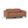 Molto Leather Recliner in Brown Colour