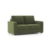 Apollo Compact 2 Seater Fabric Sofa in Moss Green Colour