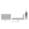 Scott Storage Bed Size - King Finish - Classsic Walnut