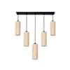 Devansh Solid Wood Electric Wall Light in Brown Colour with Multi Shade Count of 1 Light