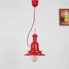Sailor Red Metal Single Hanging Pendant  Light