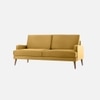 Alife Fabric Sofa (Yellow)