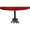 Adelaide Maroon Jute Table lamp with Iron Base