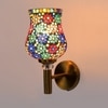 Devansh Metal Electric Wall Light in Gold Colour with Multi Shade Count of 1 Light
