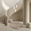 Jaipur Rugs Soft Abstract Wool Viscose Tufted Rug Brown 6x9 ft
